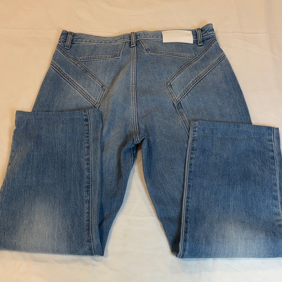 7 Of All Mankind Woman’s Easy Straight Jeans In Palma Rosa Size 31 - Picture 2 of 8